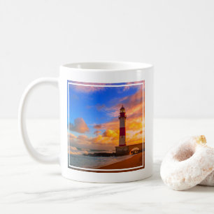 Lighthouses Itapuã Brazil Lighthouse Kaffeetasse