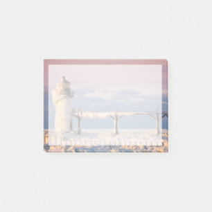 Lighthouses   Lake Michigan Lighthouse Post-it Klebezettel