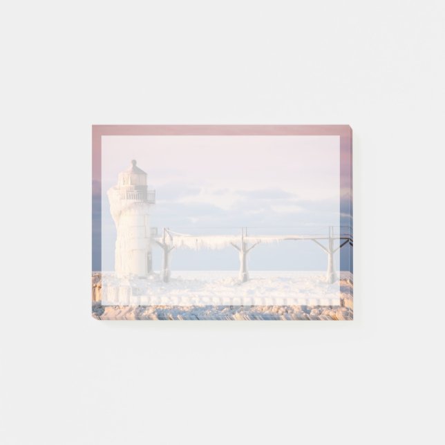 Lighthouses | Lake Michigan Lighthouse Post-it Klebezettel (Vorderseite)