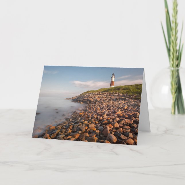 Lighthouses | Montauk Point Long Island Karte (Vorderseite)