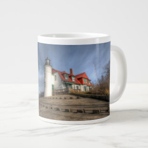 Lighthouses   Point Betsie Lake Michigan Jumbo-Tasse