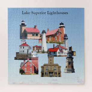 Lighthouses-Puzzle im Lake Superior Puzzle