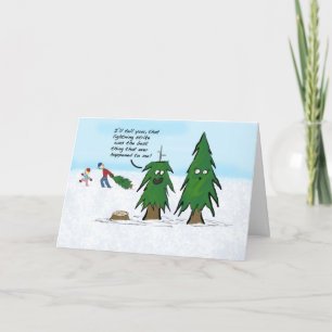 Lighting Strike Weihnachtskarte Feiertagskarte