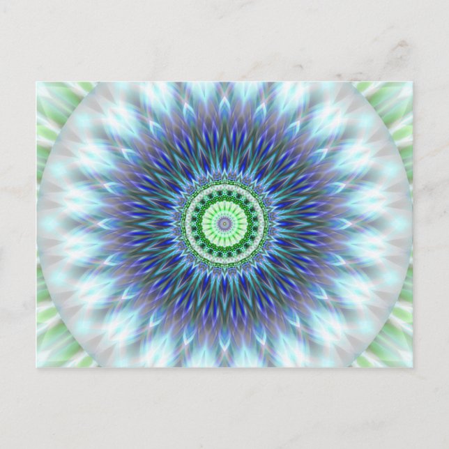 Lightmandala erstellt von Tutti Postkarte (Vorderseite)