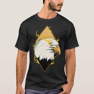 Lightning Amerikanischer Weißkopfseeadler Vogelbeo T-Shirt