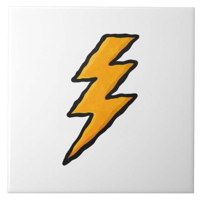 Lightning bolt fliese (Vorderseite)