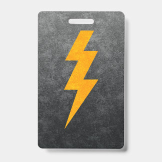 Lightning Bolt in Concrete Ausweis