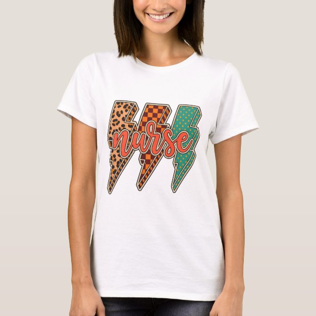 Lightning bolt nurse T-Shirt (Vorderseite)