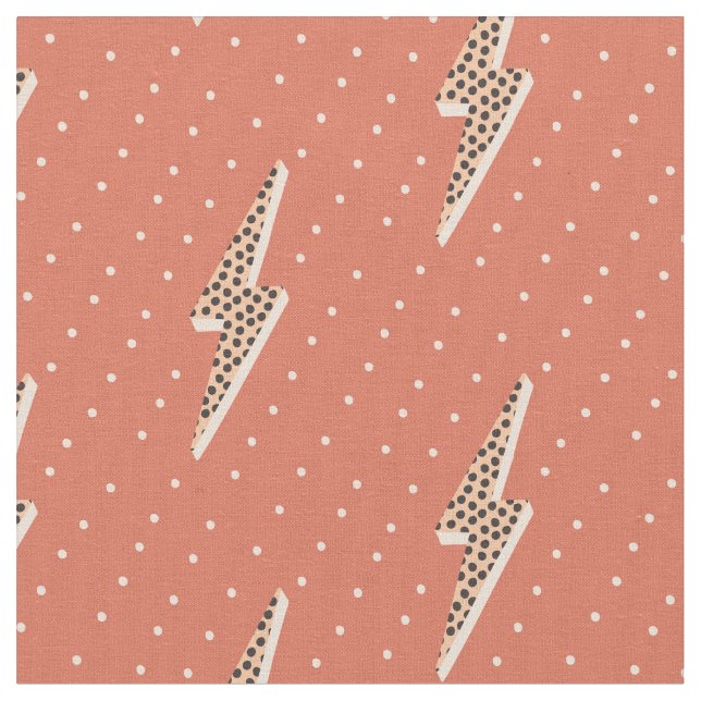 Lightning bolt soft pink  stoff (Nahaufnahme)