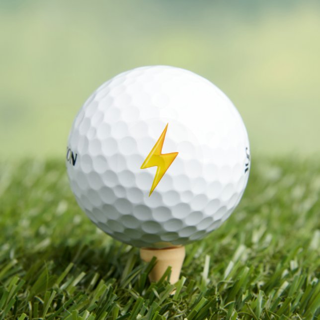 Lightning Bolt Srixon Soft Feel 13 Golfball (Insitu T-Shirt)
