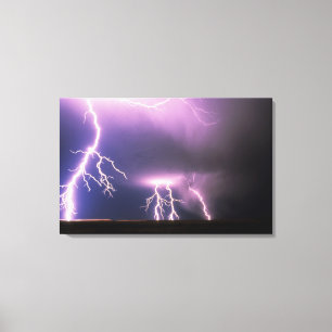 Lightning. Leinwanddruck