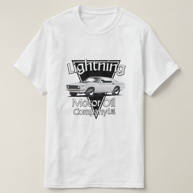 Lightning Motor Oil Company Ltd. T-Shirt (Design vorne)