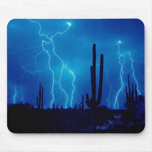 Lightning Storm Maus Pad Mousepad (Vorne)