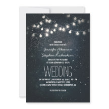 Lights and Night Stars Vintag Elegante Hochzeit