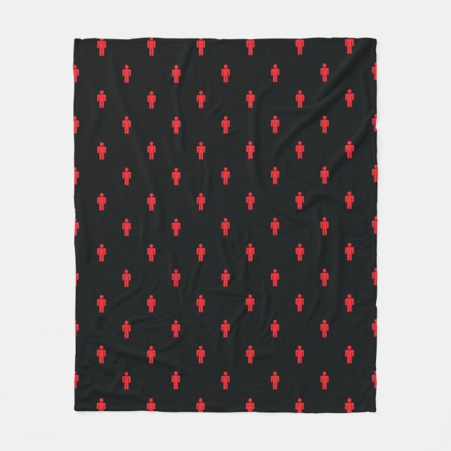 Lights Man Fleece Blanket (Vorderseite)