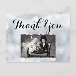 Lights White Snow Glitzern Glitzer Danke Karte