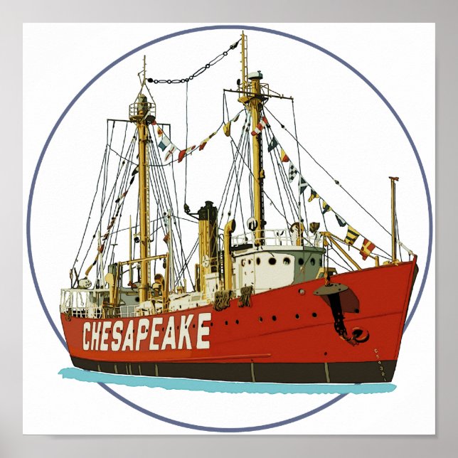 Lightship Chesapeake Poster (Vorne)