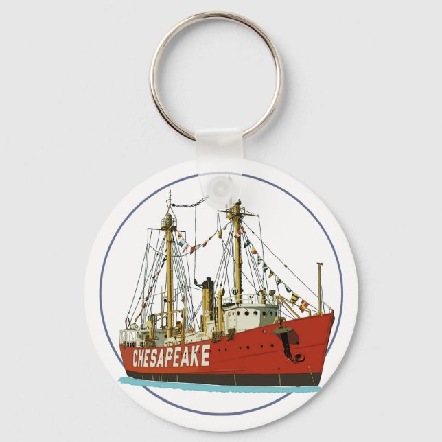Lightship Chesapeake Schlüsselanhänger (Vorderseite)