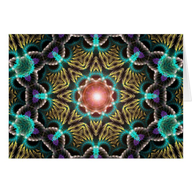 LightStar FractalArt #038 Card (Vorderseite (Horizontal))