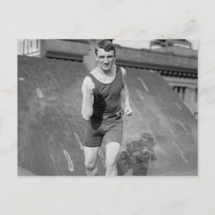 Lightweight Boxer Fred Welsh, Anfang der 1900er Postkarte