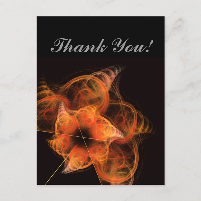 Lightworks Vielen Dank Postcard Postkarte (Vorderseite)