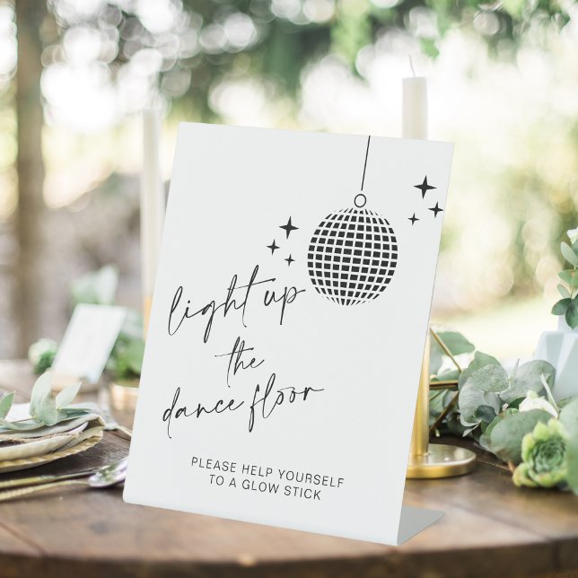 Lighup the Dance Floor | Glow Sticks Sign Sockelschild (Von Creator hochgeladen)
