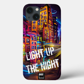 Lighup the Night 1 - Vivid Color iPhone Case