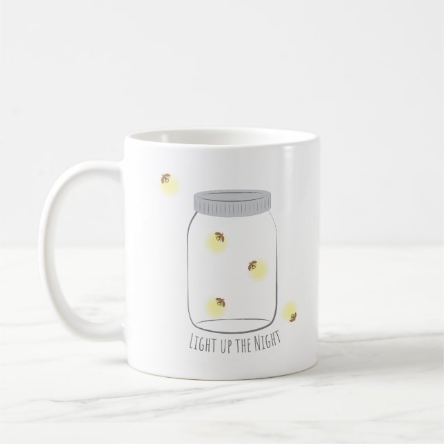 Lighup the Night - Fireflies Kaffeetasse (Links)