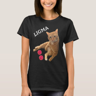 Ligma Joke Cat mit Spielzeug T-Shirt