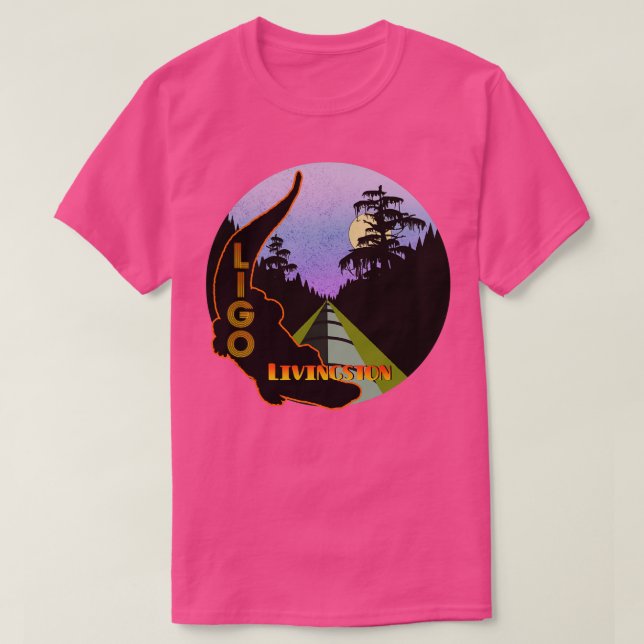 LIGO Livingston blauer TShirt (Design vorne)