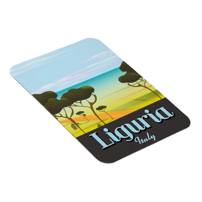 Liguria Italytravel poster Magnet (Rechte Seite)