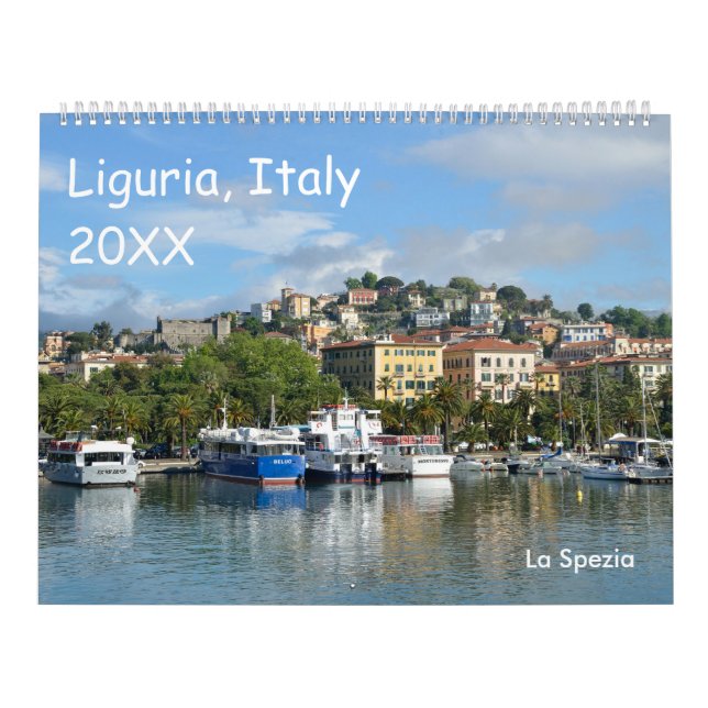 Ligurien, Italien, 12 Monate Kalender (Titelbild)