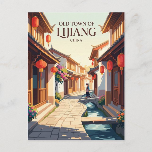 Lijiang, China China Postkarte (Vorderseite)