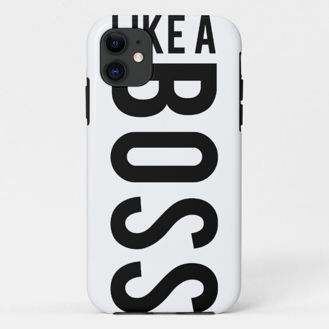 Like a Boss Case-Mate iPhone Hülle (Rückseite)
