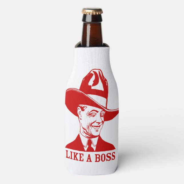 "Like a Boss" Flasche Cooler für Typ Flaschenkühler (Flaschenvorderseite)