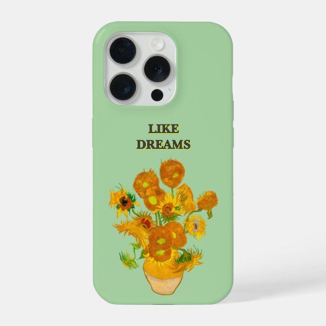 Like Dreams Van Gogh Sunflower Phone Case iPhone Hülle (Rückseite)