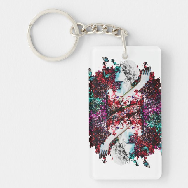 Like Flowering Flowers Schlüsselanhänger (Vorderseite)