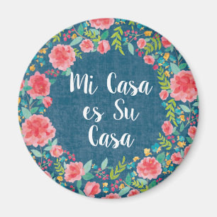 Like Frida VIII Mi Casa es Su Casa Magnet