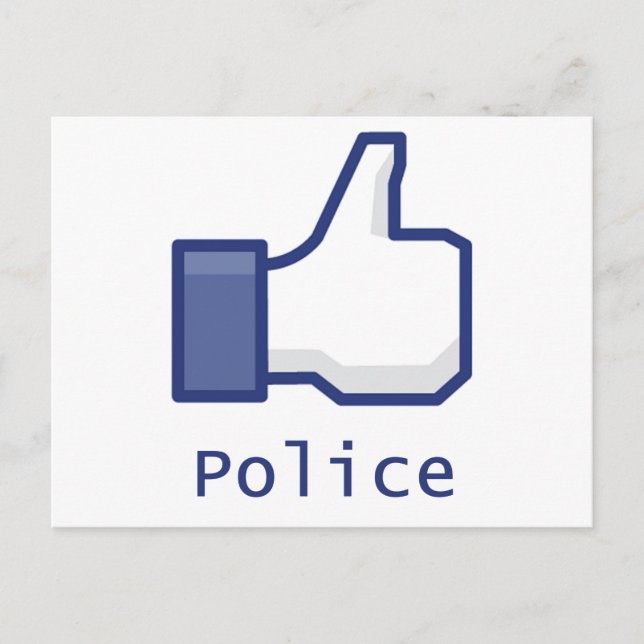 Like Police Postkarte (Vorderseite)