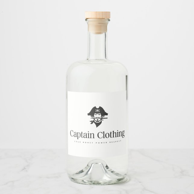 Likör Alkoholflaschenetikett (Vorderseite)