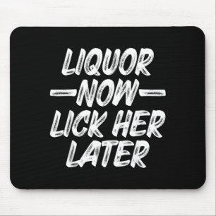 Likör Leck Mich Später Spaß Trinken Junggesellenab Mousepad