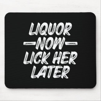 Likör Leck Mich Später Spaß Trinken Junggesellenab Mousepad