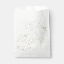 Lil Acorn Sketch Baby Dusche