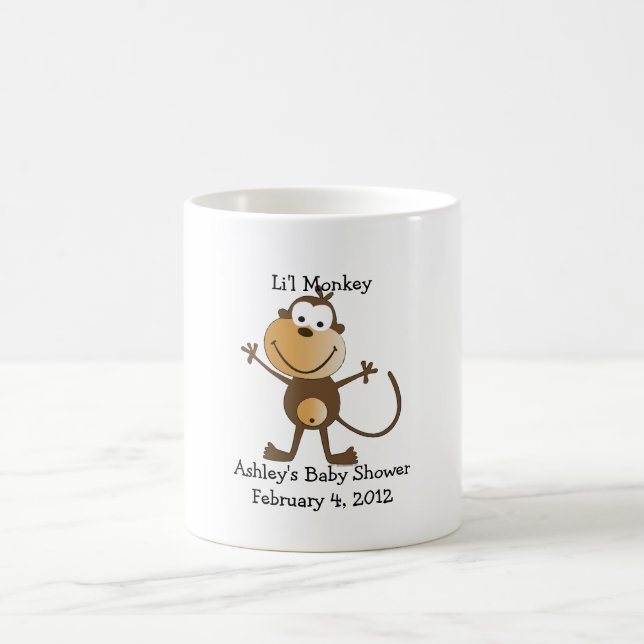 Li'l Affe-Baby-Duschen-Bevorzugungs-Tasse Tasse (Mittel)