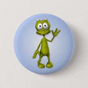 Lil alien-Knopf Button
