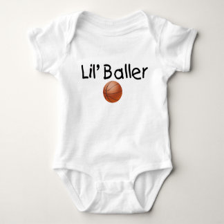 Lil Baller Basketball Baby Strampler