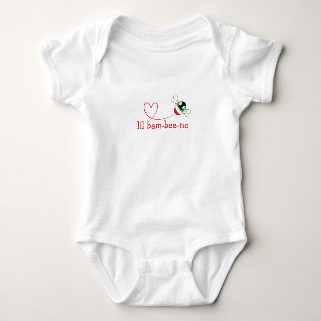 Lil Bam-bee-no Baby-Body  Baby Strampler (Vorderseite)