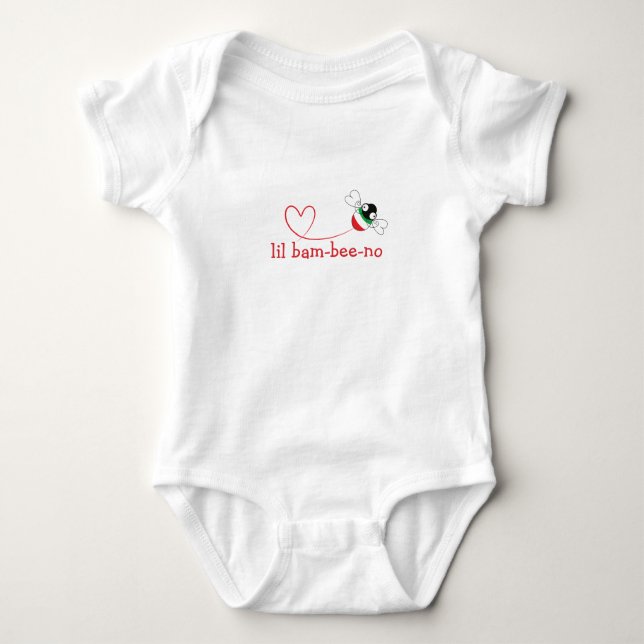 Lil Bam-bee-no Baby Bodysuit  Baby Strampler (Vorderseite)