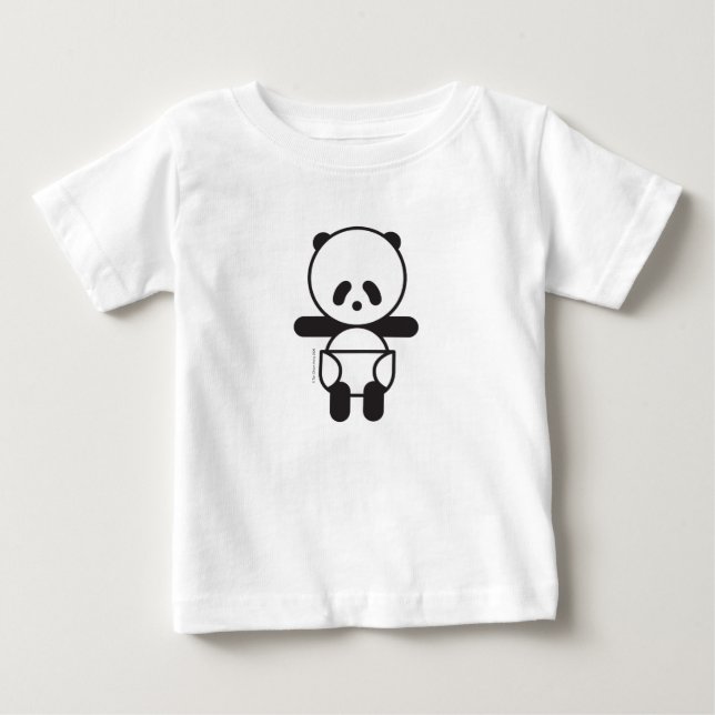Lil Bamboo Shoot™ (Xiao Sun™) Kreationen Baby T-shirt (Vorderseite)