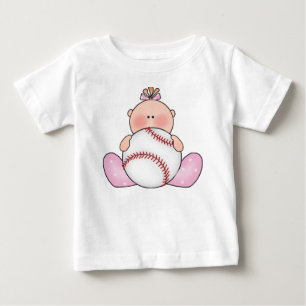 Lil Baseball Baby Girl T-shirt